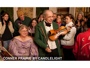Conner Prairie by Candlelight at Conner Prairie, Fishers INDIANA - December 21 & 22, 2012